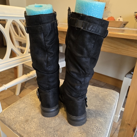Womans black boots size 7 - Picture 3 of 6